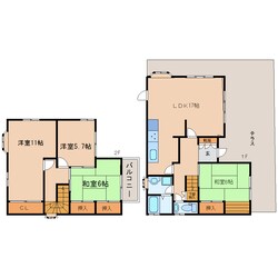 静岡駅 徒歩21分 1-2階の物件間取画像